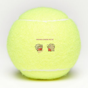 Wil je partner delen? tennisballen