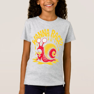 Wil je racen? Grappig Smeltende Slak Kinderen Meis T-shirt