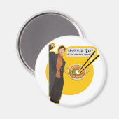 Wil je ramen eten? - park seo joon magneet (Voorkant / Achterkant)