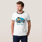 Wil je Ride?  T - shirts van Pug BIker (Voorkant volledig)