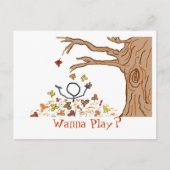 Wil je spelen? briefkaart (Voorkant)