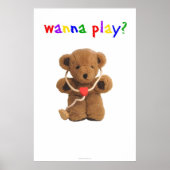 "Wil je spelen?" Poster (Voorkant)