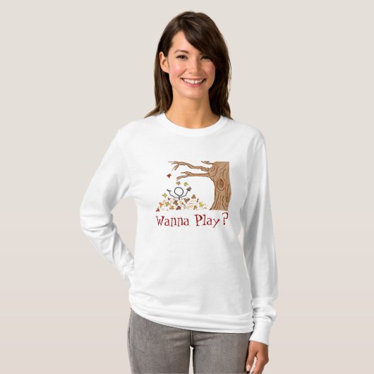 Wil je spelen? t-shirt (Voorkant volledig)