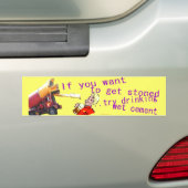 Wil je stoned worden? bumpersticker (Op auto)