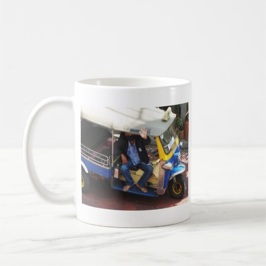 Wil je TAXI TUK-TUK? Koffiemok (Links)