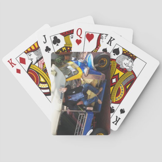 Wil je TAXI TUK-TUK? Pokerkaarten (Achterkant)
