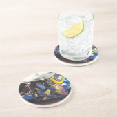 Wil je TAXI TUK-TUK? Zandsteen Onderzetter (Zijkant)