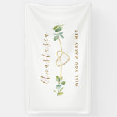 Wil je trouwen met Eucalyptus? Spandoek (Verticaal)