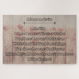 Wil je "trouwen met mij" puzzel in een puzzel