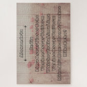 Wil je "trouwen met mij" puzzel in een puzzel legpuzzel (Verticaal)