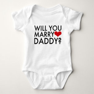 Wil je trouwen papa? romper