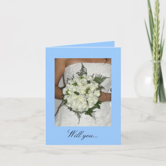 Wil je... uitnodigingskaart? (Voorkant)