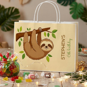 Wil je wat afspreken? luiaard kids verjaardag groot cadeauzakje