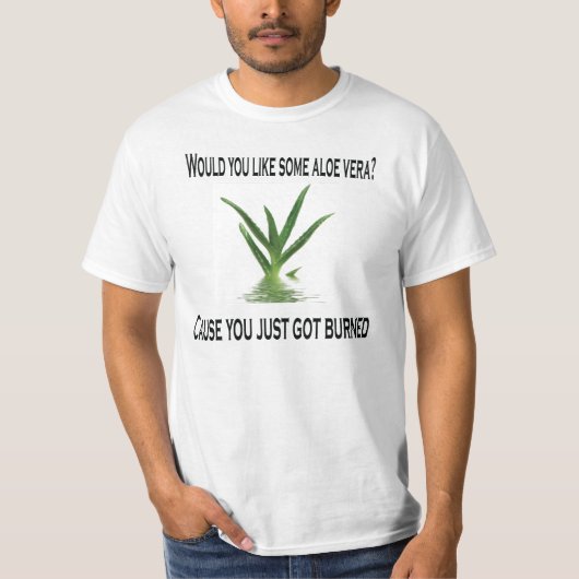 Wil je wat Aloe Vera? T-shirt (Voorkant)
