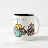 Wil je wat koffie pompoen? Mok (Voorkant rechts)