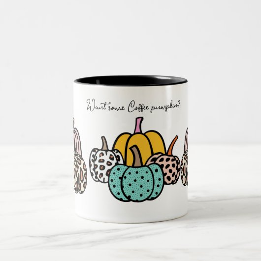 Wil je wat koffie pompoen? Mok (Center)