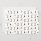 Wil jij mijn beste man herten gewei pijl? kaart (Achterkant)