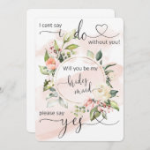 Wil jij mijn Bridesmaid Proposal kaart zijn? (Voorkant / Achterkant)