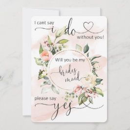 Wil jij mijn Bridesmaid Proposal kaart zijn?