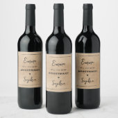 Wil jij mijn Bridesmaid Proposal Wine Label zijn? Wijn Etiket (Flessen)