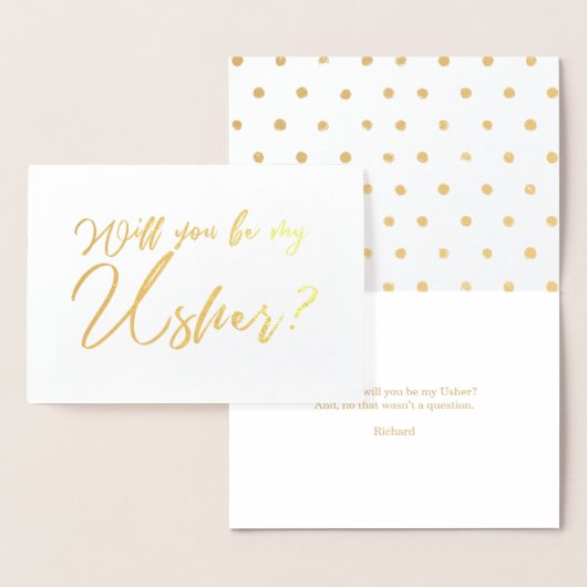 Wil jij mijn chique kalligrafie zijn? folie kaarten (Display)