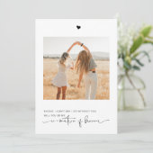 Wil jij mijn co-matron of Honor-fotokaart zijn? Kaart (Staand voorkant)
