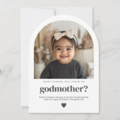 Wil jij mijn Godmother Arch fotovoorstel zijn? Kaart (Voorkant)