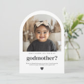 Wil jij mijn Godmother Arch fotovoorstel zijn? Kaart (Staand voorkant)