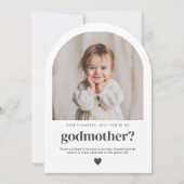 Wil jij mijn Godmother Arch fotovoorstel zijn? Kaart (Voorkant)
