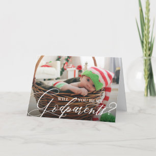 Wil jij mijn peetouders zijn Foto Kaart