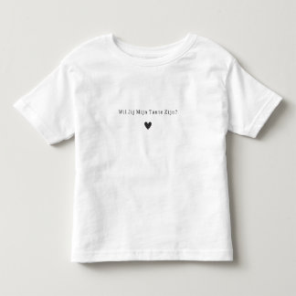 Wil Jij Mijn Tante Zijn Zwangerschapsaankondiging Kinder Shirts