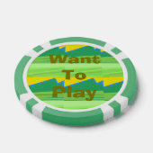 Wil Kerstcadeau Spelen Poker Chips (Enkel)