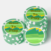 Wil Kerstcadeau Spelen Poker Chips (Opstapeling)