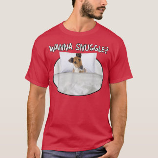 Wil knuffelen Fo Terriër (gladharig) T-shirt