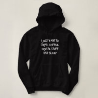 WIL KOFFIE CREËER DRINKEN... Hoodie Dark.