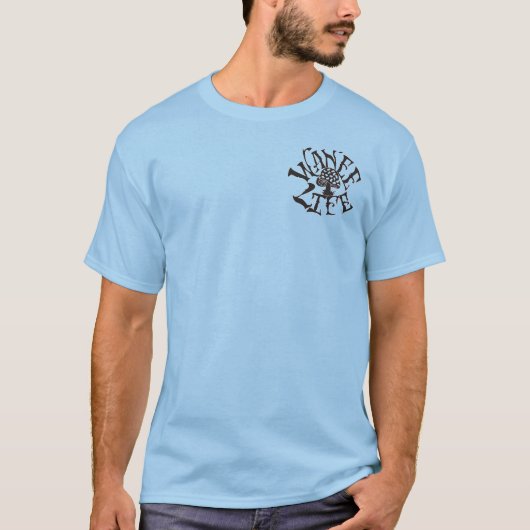 Wil Life Blue Mannen Cyclone Stropdas-Dye T-Shirt (Voorkant)