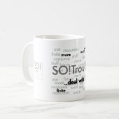 wil meer...DUS!Problemen. KoffieMok (Voorkant links)