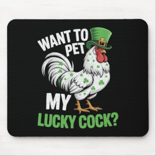 Wil Mijn Geluksbrenger Grappige St. Patricks Manne Muismat