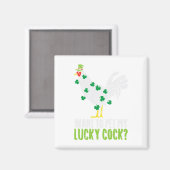 Wil Mijn Geluksdier Aaien Leuk St. Patrick Geschen Magneet (Voorkant / Achterkant)