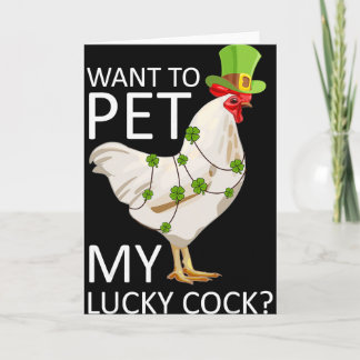 Wil Mijn Geluksdier Op St. Patrick's Dag Aaien Leu Kaart