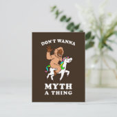 Wil niet dat Myth iets Briefkaart (Staand voorkant)