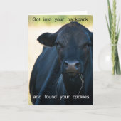 Wil s'more koekjes kaart (Voorkant)