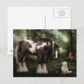 Wil spelen briefkaart (Voorkant / Achterkant)