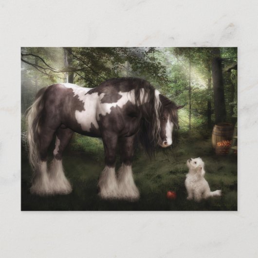 Wil spelen briefkaart (Voorkant)