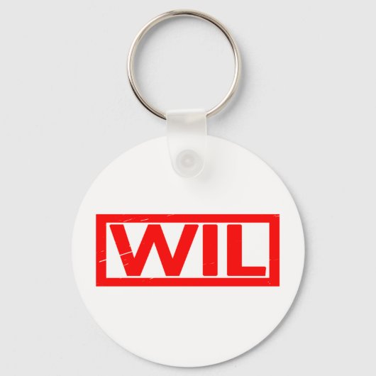 Wil Stamp Sleutelhanger (Voorkant)