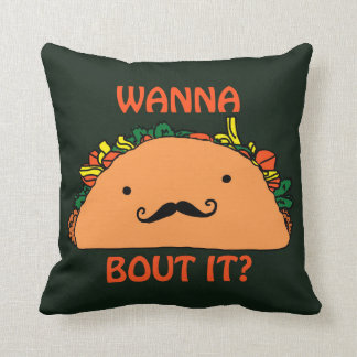 Wil Taco over het Pillow Humor Food Kussen