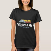 Wilat Mountain, New Hampshire, Ski Slopes Snowboar T-shirt (Voorkant)