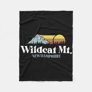 Wilat Mountain, New Hampshire, Skislope Snowboarde Fleece Deken