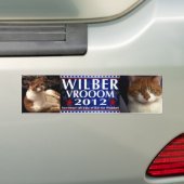 Wilber voor President Bumpersticker (Op auto)