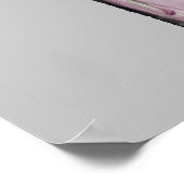 Wilbloemen van waterverf in vaas poster (Hoek)